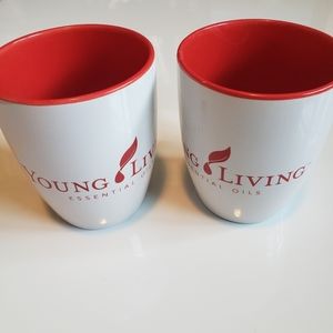 Set of 2 Young Living Tea Cups